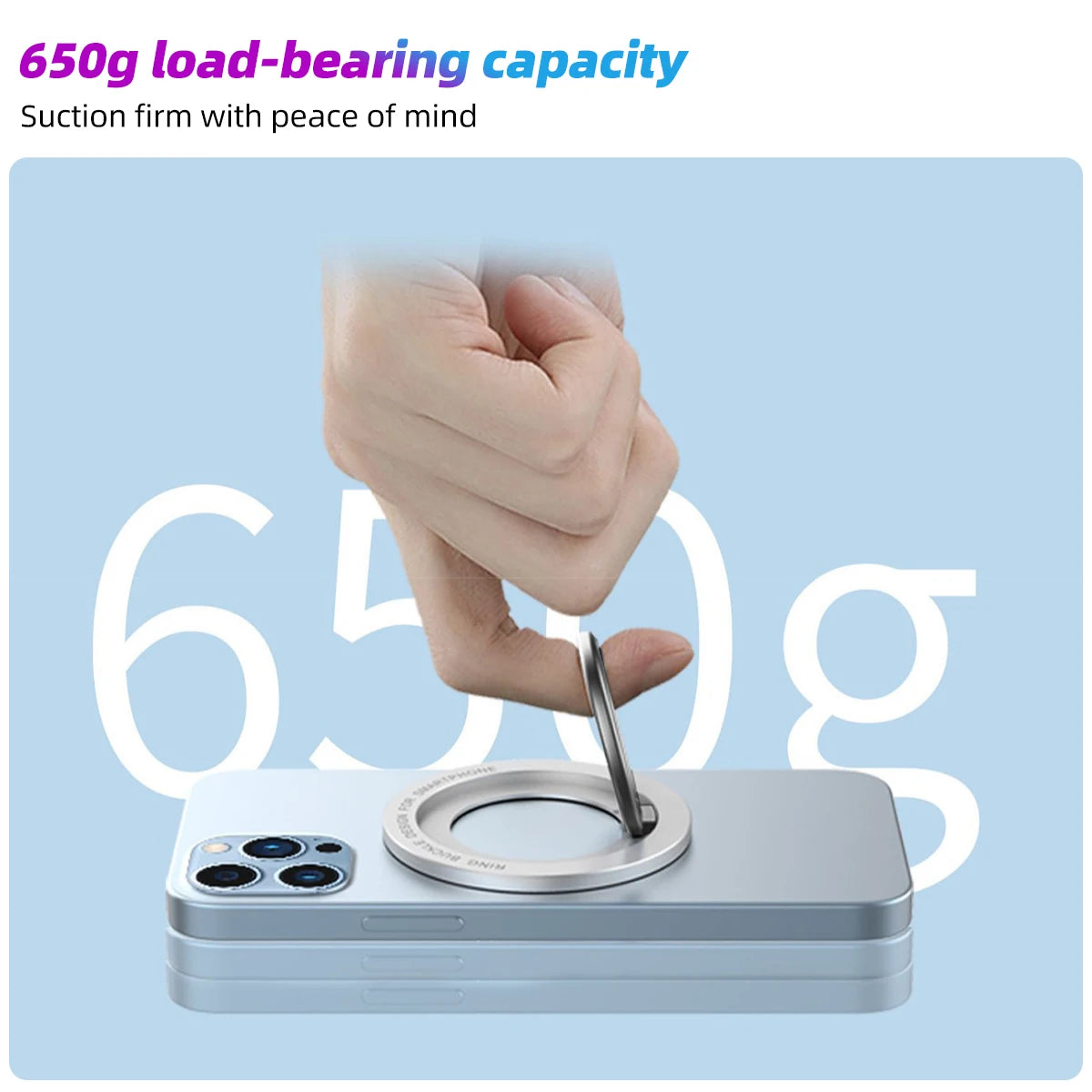VibeRing MagSafe – Anillo Soporte Magnético Premium para iPhone