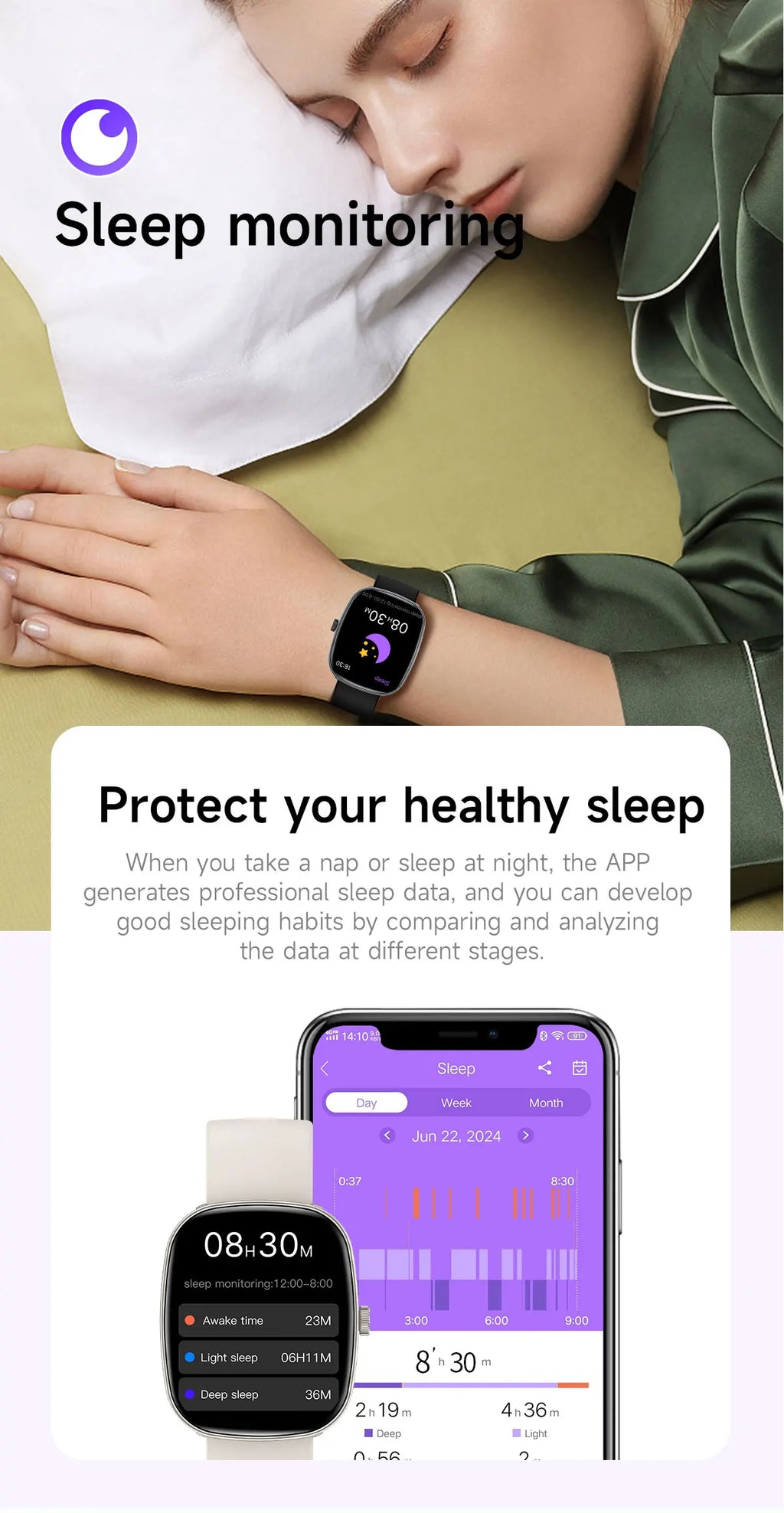 NovaPulse 1.44 – Reloj Inteligente de Salud & Conectividad Diaria