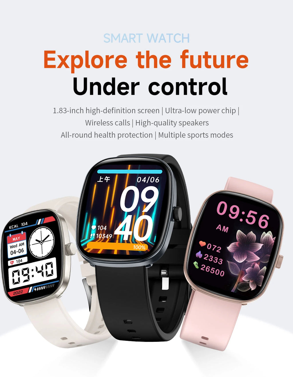 NovaPulse 1.44 – Reloj Inteligente de Salud & Conectividad Diaria