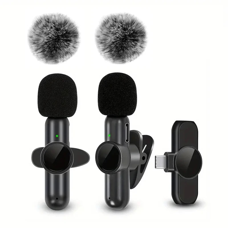 VibeMic Pro – Micrófono Inalámbrico Lavalier con Cancelación de Ruido