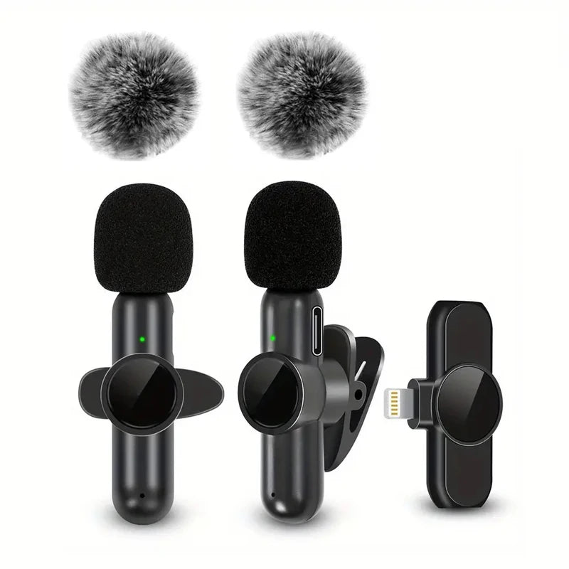 VibeMic Pro – Micrófono Inalámbrico Lavalier con Cancelación de Ruido