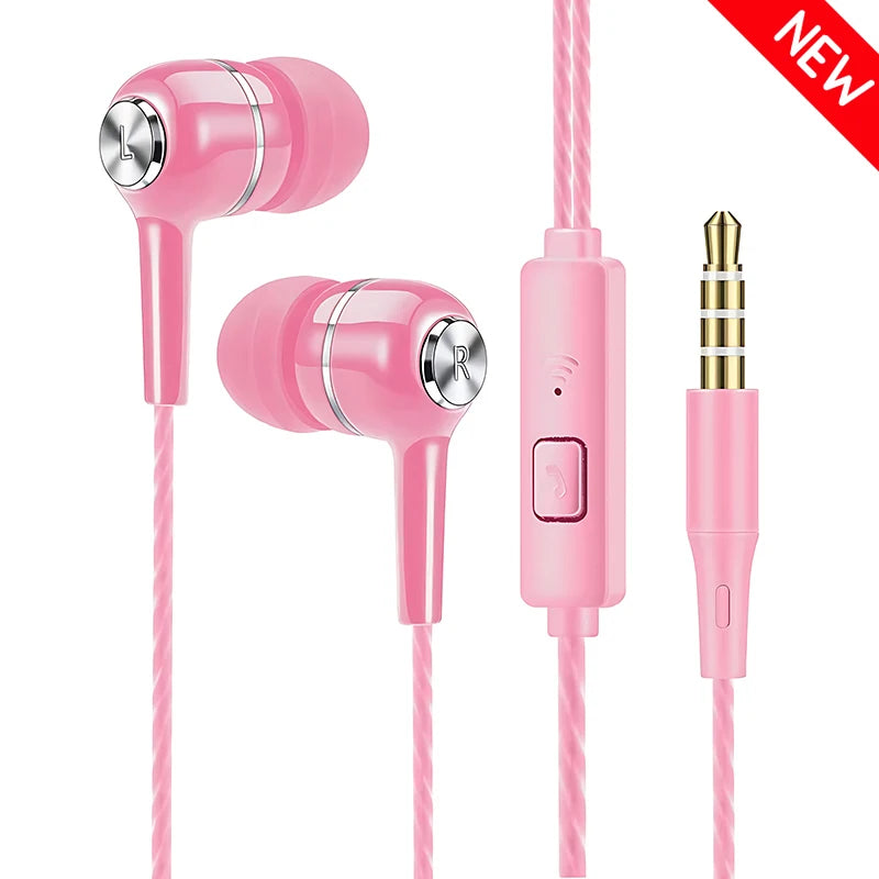 EchoPulse Wired Pro – Audífonos In-Ear con Bajos HiFi & Micrófono HD