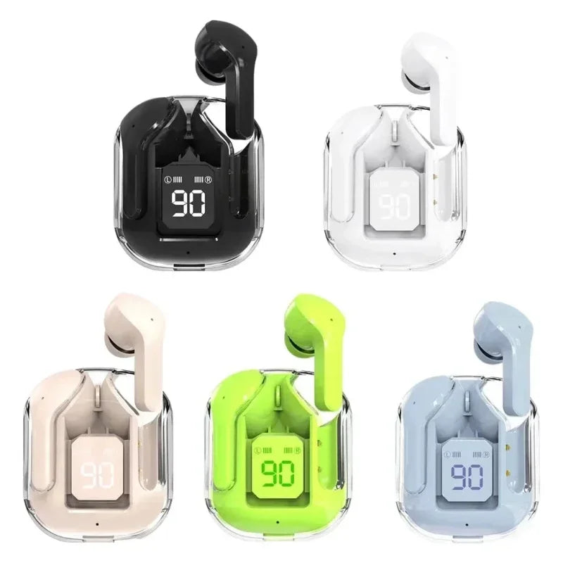 AuraPods Transparent Pro – Audífonos de Diseño Futurista & Sonido HiFi