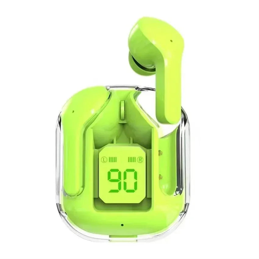AuraPods Transparent Pro – Audífonos de Diseño Futurista & Sonido HiFi